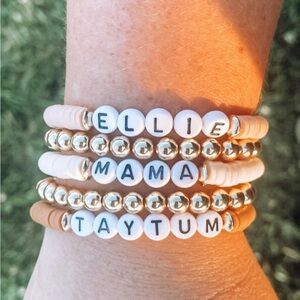 *MADE TO ORDER* custom clay bracelets